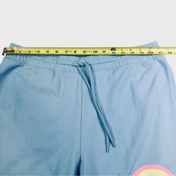 Sanrio Hello Kitty Pusheen Graphic Flare Leg Athleisure Lounge Pant Size XL Blue - Picture 7 of 9